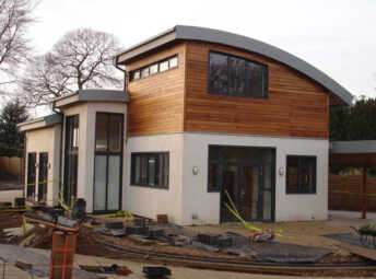 17 Rendered Wood Wool Boards House Insulation